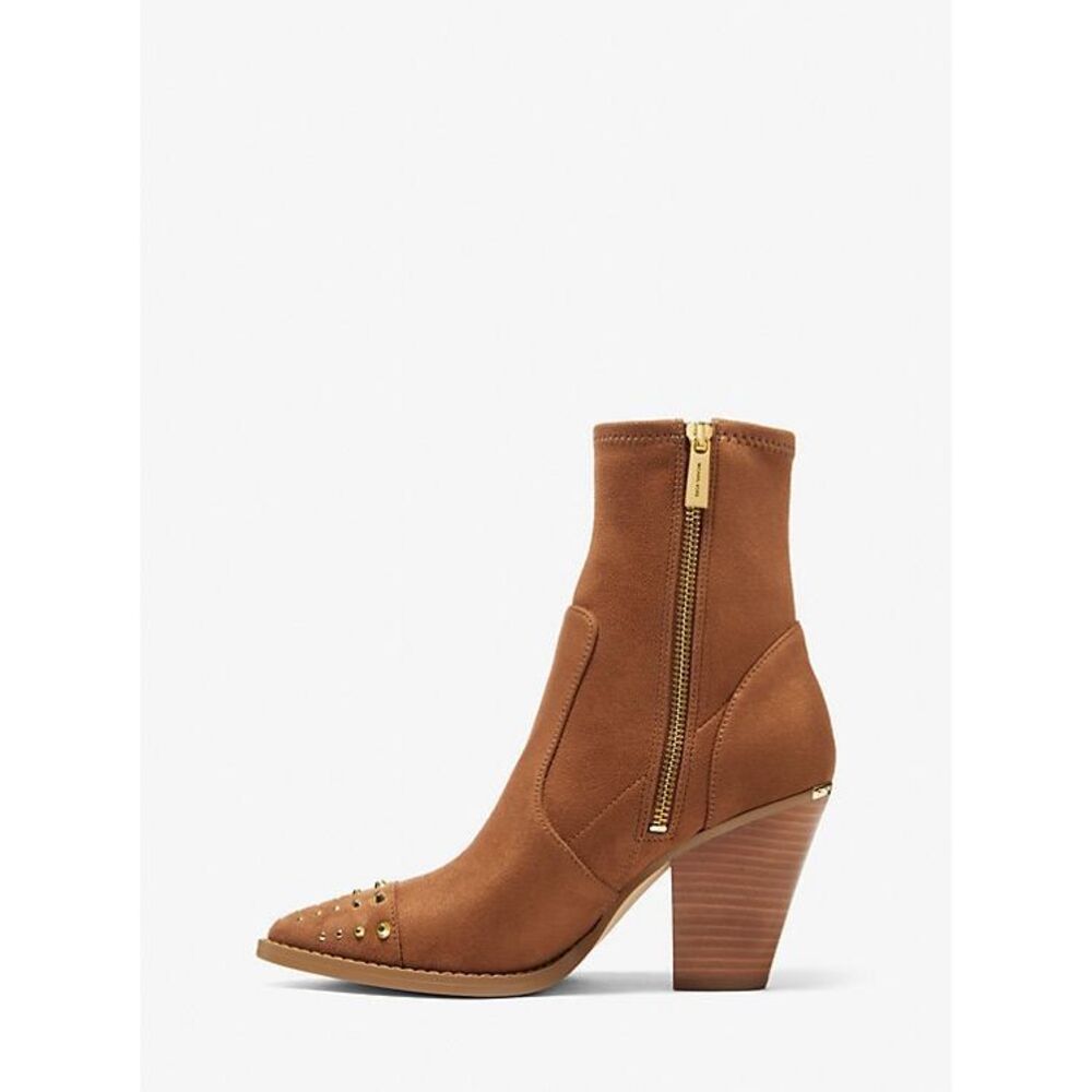 Michael Kors Dover Studded Faux Suede Boot - Picture 2 of 11
